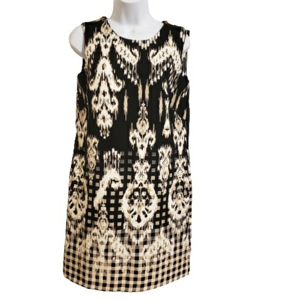 AB Studio NWT Ikat Design Sheath Dress Size 2